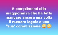 Commissione Urbanistica: manca la maggioranza. 
Commissione Urbanistica: manca la maggioranza.